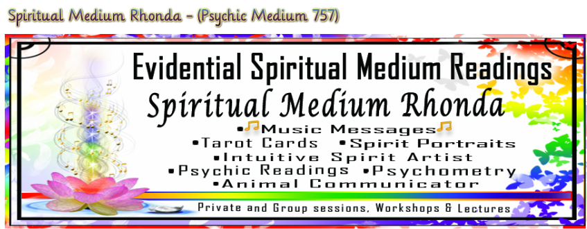 Spiritual Medium Rhonda -&nbsp;&nbsp;&nbsp; (Psychic Medium 757)